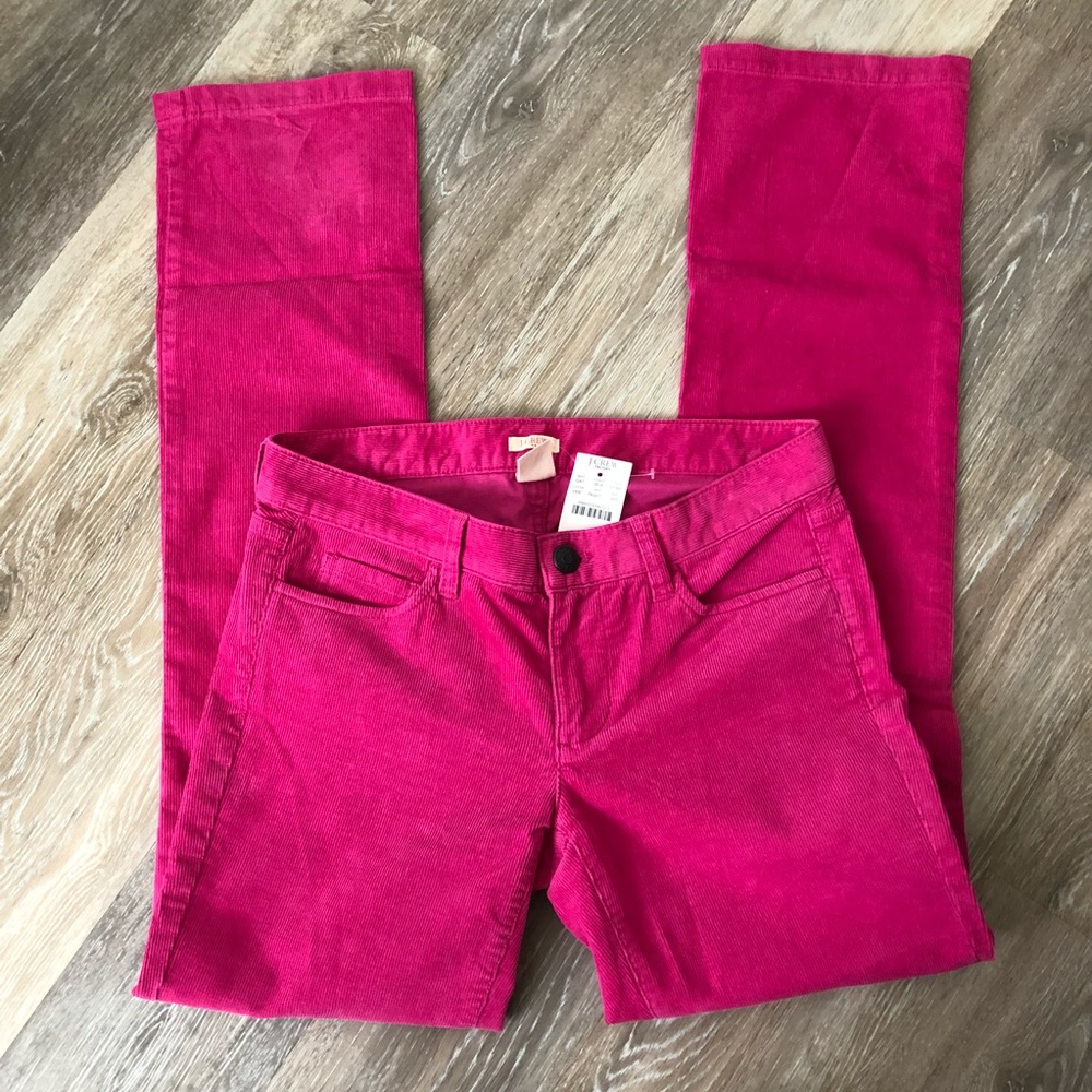 J.Crew Vintage Stretch Matchstick Pink Cords 26 - Picture 5 of 6